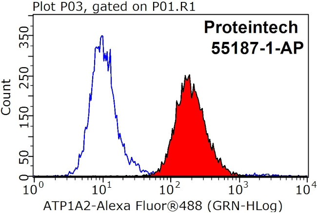 ATP1A1 Antibody in Flow Cytometry (Flow)