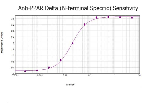 PPAR Delta Antibody in ELISA (ELISA)