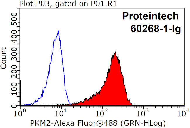 PKM2 Antibody in Flow Cytometry (Flow)