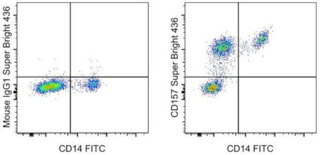 CD157 Antibody in Flow Cytometry (Flow)