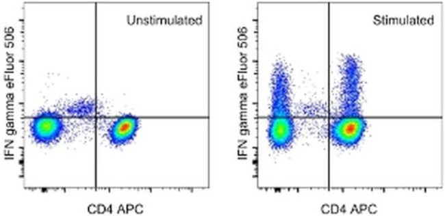 IFN gamma Antibody in Flow Cytometry (Flow)