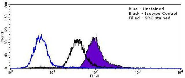 SRC Antibody in Flow Cytometry (Flow)