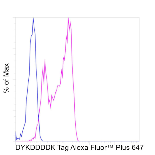 DYKDDDDK Tag Antibody in Flow Cytometry (Flow)