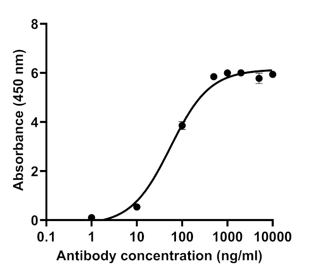 SARS-CoV-2 Spike Protein (RBD) Chimeric Antibody in ELISA (ELISA)