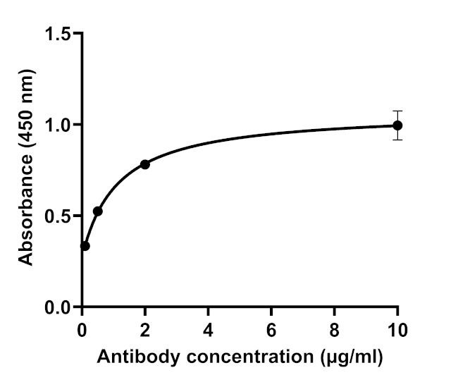 SARS-CoV-2 Spike Protein (RBD) Chimeric Antibody in ELISA (ELISA)