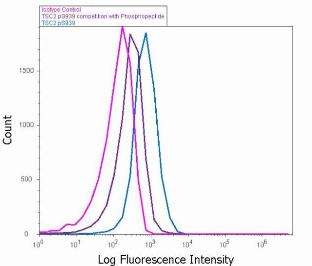 Phospho-TSC2 (Ser939) Antibody in Flow Cytometry (Flow)