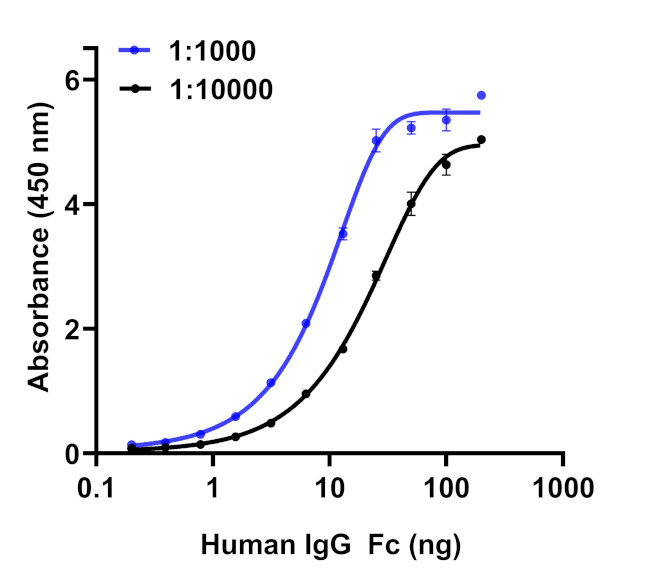 Human IgG Fc Secondary Antibody in ELISA (ELISA)