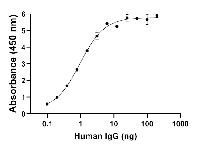 Human IgG (Heavy chain) Secondary Antibody in ELISA (ELISA)