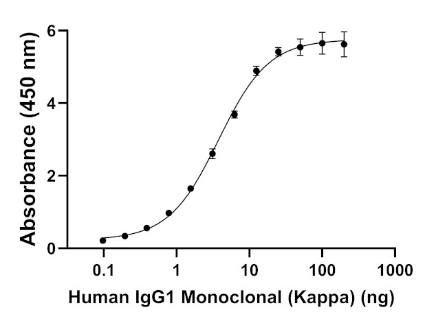 Human IgG (Kappa light chain) Secondary Antibody in ELISA (ELISA)