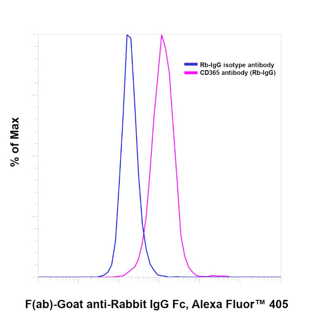 Rabbit IgG Fc Secondary Antibody in Flow Cytometry (Flow)