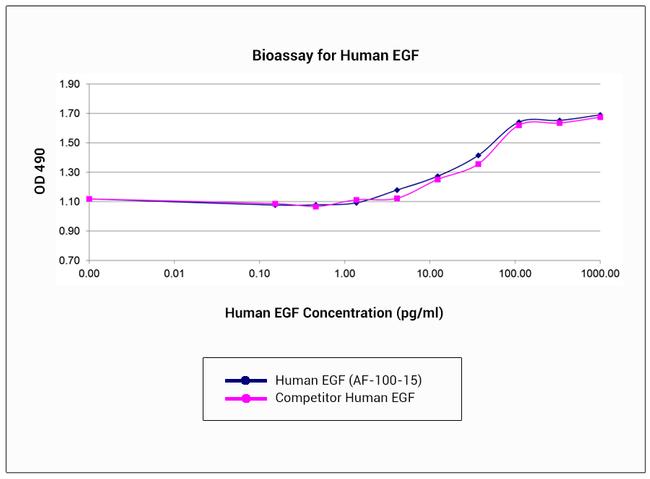 Human EGF, Animal-Free Protein in Functional Assay (FN)