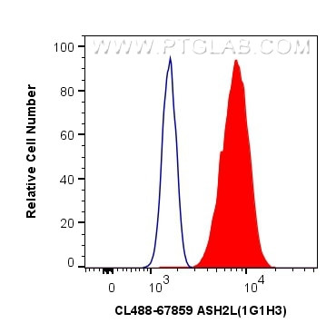 ASH2L Antibody in Flow Cytometry (Flow)