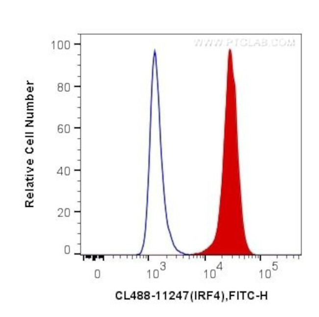 MUM1/IRF4 Antibody in Flow Cytometry (Flow)