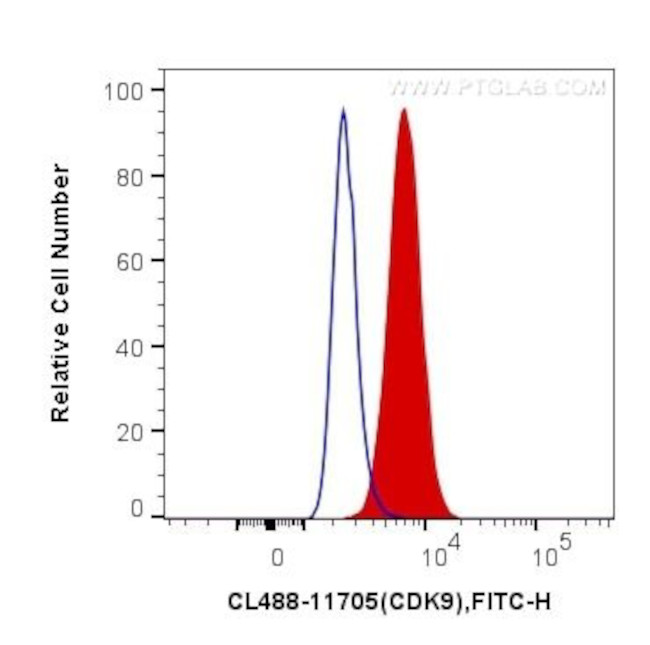 CDK9 Antibody in Flow Cytometry (Flow)