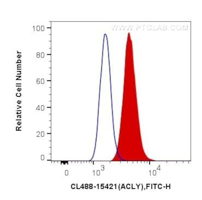 ACLY Antibody in Flow Cytometry (Flow)