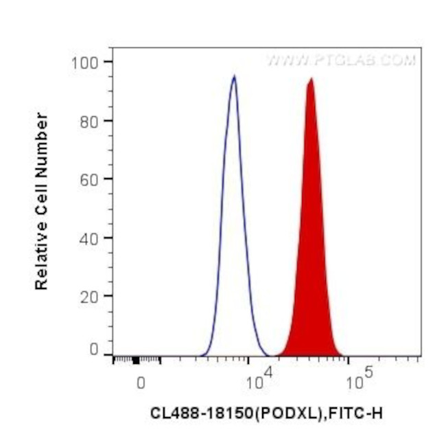 Podocalyxin Antibody in Flow Cytometry (Flow)