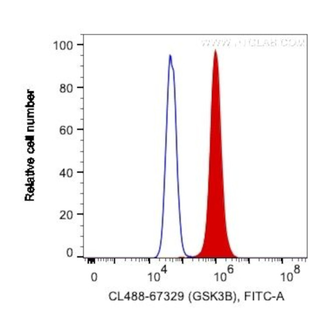 GSK3B Antibody in Flow Cytometry (Flow)