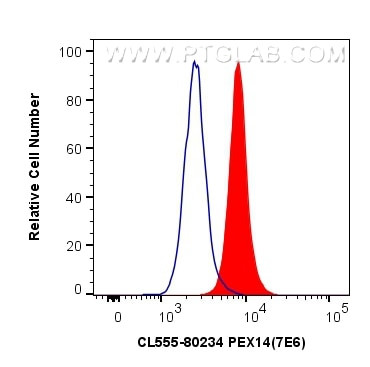 PEX14 Antibody in Flow Cytometry (Flow)