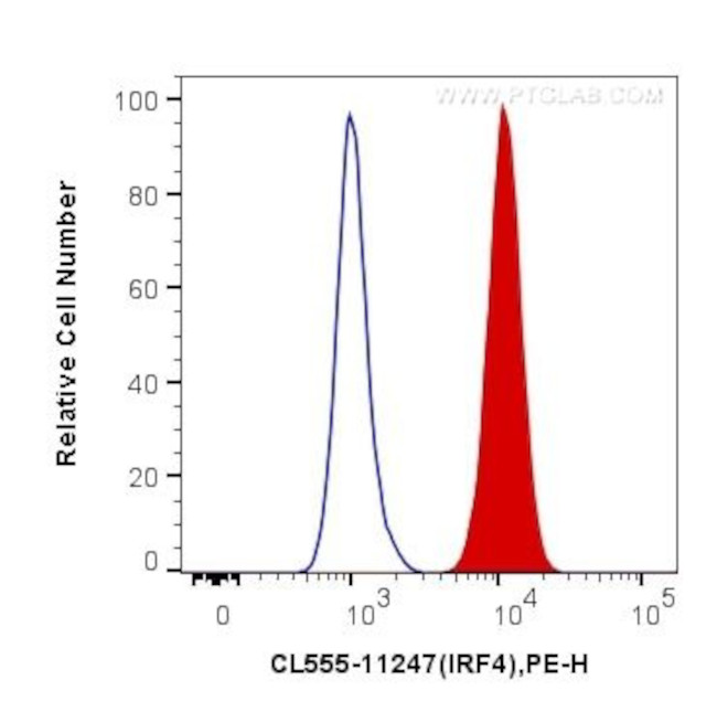 MUM1/IRF4 Antibody in Flow Cytometry (Flow)