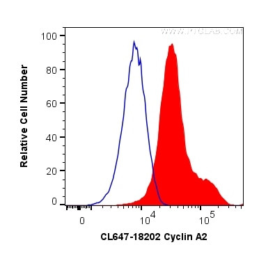 Cyclin A2 Antibody in Flow Cytometry (Flow)