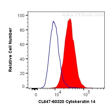 Cytokeratin 14 Antibody in Flow Cytometry (Flow)