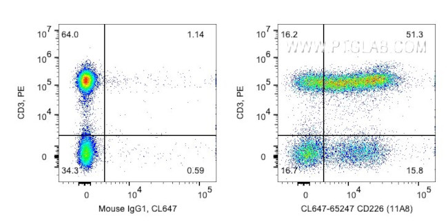 CD226 Antibody in Flow Cytometry (Flow)