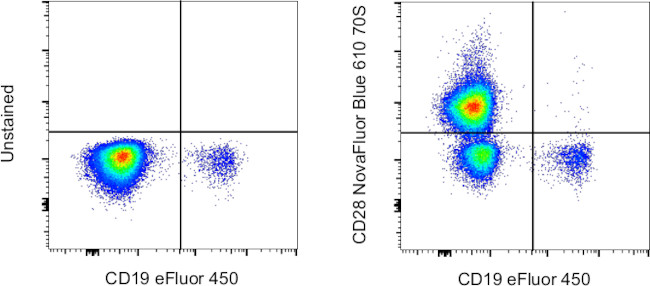 CD28 Antibody in Flow Cytometry (Flow)