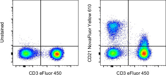 CD21 Antibody in Flow Cytometry (Flow)