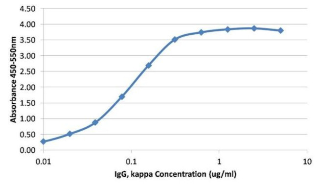 Human Kappa Light Chain Secondary Antibody in ELISA (ELISA)