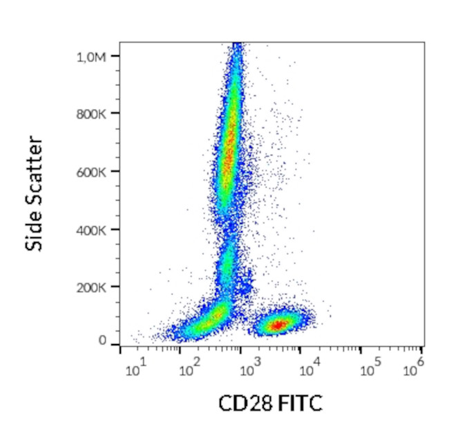 CD28 Antibody in Flow Cytometry (Flow)