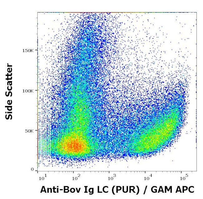 Bovine Ig (Light chain) Secondary Antibody in Flow Cytometry (Flow)