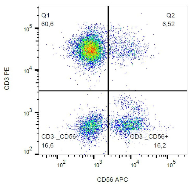 CD56 Antibody in Flow Cytometry (Flow)