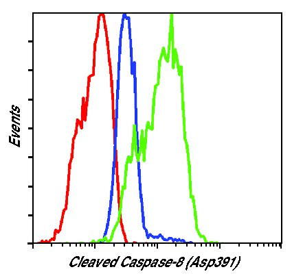 Caspase 8 (Cleaved Asp391) Antibody in Flow Cytometry (Flow)