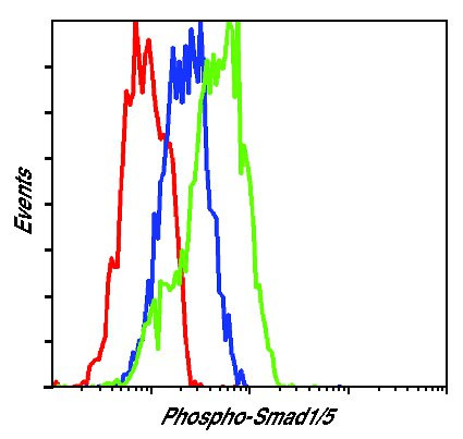 Phospho-SMAD1/SMAD5 (Ser463, Ser465) Antibody in Flow Cytometry (Flow)