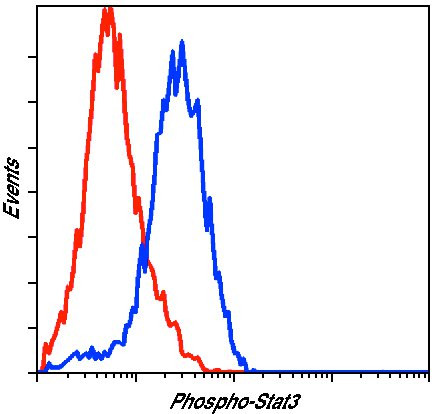 Phospho-STAT3 (Tyr705) Antibody in Flow Cytometry (Flow)