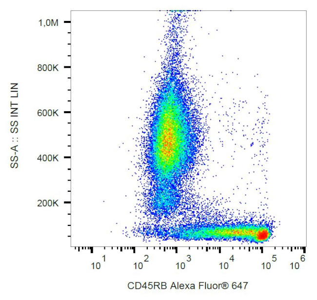 CD45RB Antibody in Flow Cytometry (Flow)