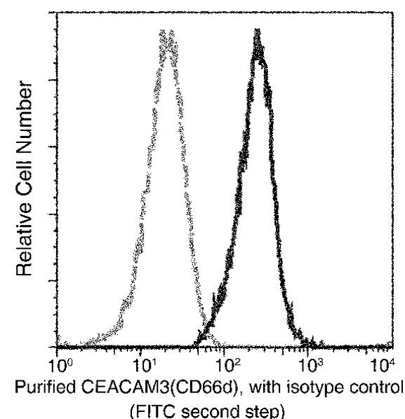 CEACAM3 Antibody in Flow Cytometry (Flow)