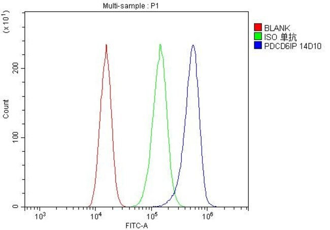 PDCD6IP Antibody in Flow Cytometry (Flow)