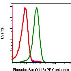 Phospho-Src (Tyr416) Antibody in Flow Cytometry (Flow)