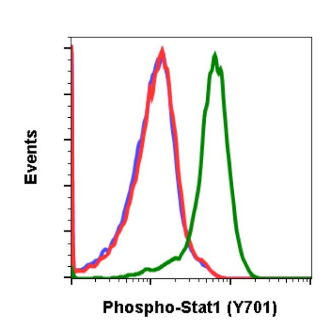 Phospho-Stat1 (Tyr701) Antibody in Flow Cytometry (Flow)