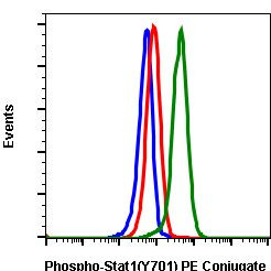 Phospho-Stat1 (Tyr701) Antibody in Flow Cytometry (Flow)