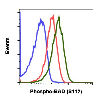 Phospho-BAD (Ser112) Antibody in Flow Cytometry (Flow)