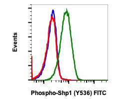 Phospho-SHP-1 (Tyr536) Antibody in Flow Cytometry (Flow)