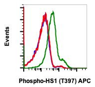 Phospho-HCLS1 (Tyr397) Antibody in Flow Cytometry (Flow)