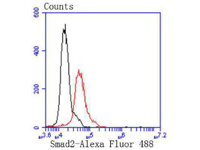 SMAD2 Antibody in Flow Cytometry (Flow)