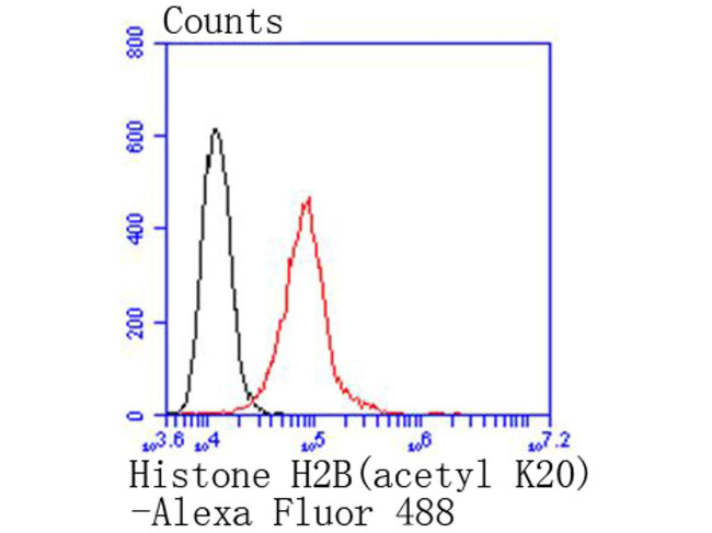 H2BK20ac Antibody in Flow Cytometry (Flow)