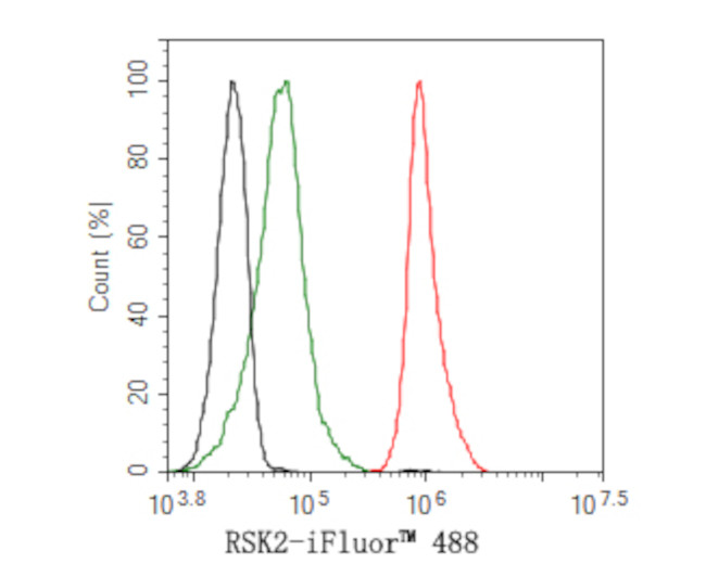 RSK2 Antibody in Flow Cytometry (Flow)