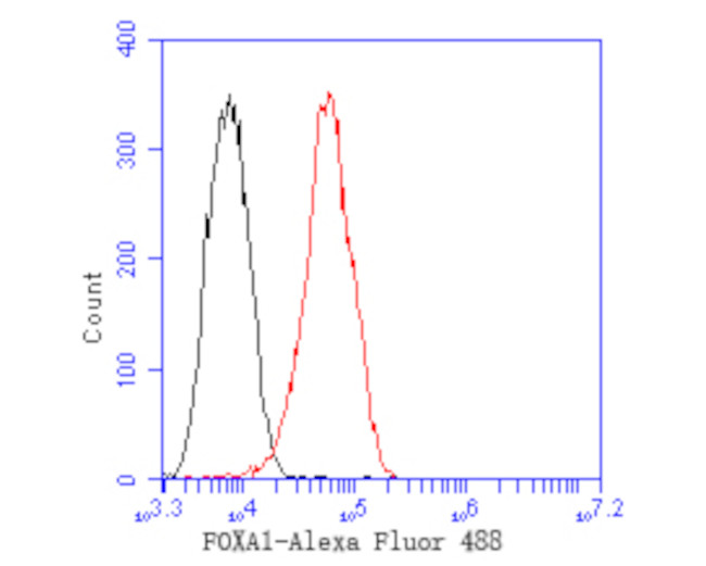 FOXA1 Antibody in Flow Cytometry (Flow)