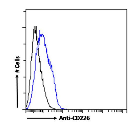 CD226 (DNAM-1) Chimeric Antibody in Flow Cytometry (Flow)