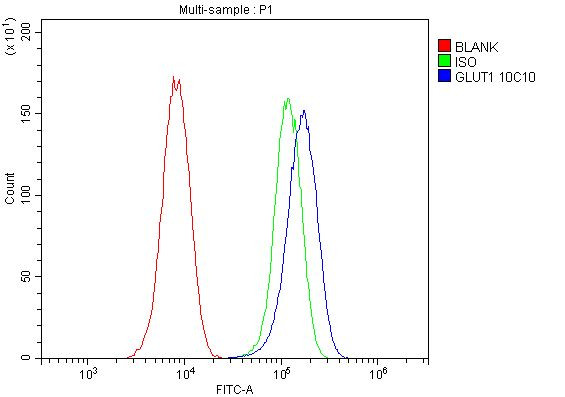 GLUT1 Antibody in Flow Cytometry (Flow)